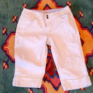 St John's Bay Petite Stretch Capris Denim Size 10P